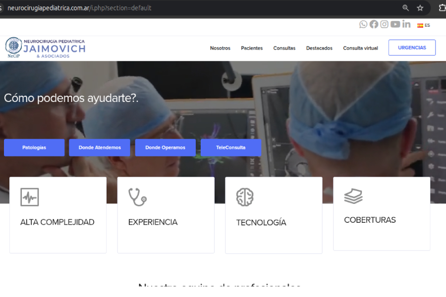 Necip / Neurocirugia Pediatrica<span>Website</span>