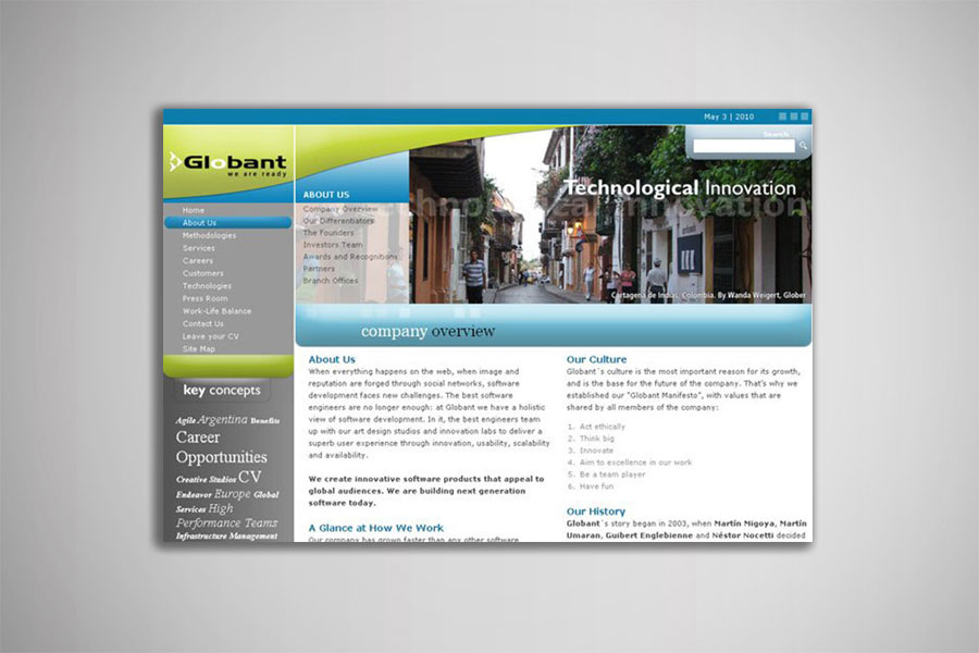 Globant<span>Website</span>