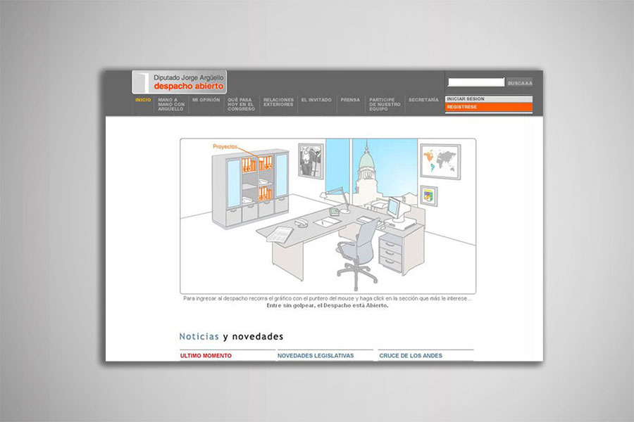 Despacho Abierto / Diputado Jorge Arguello<span>Website</span>