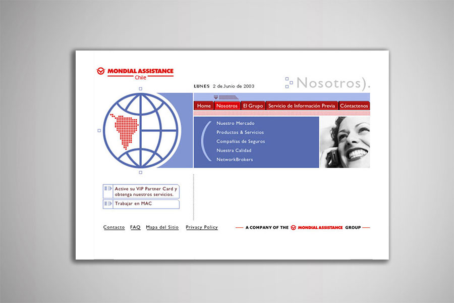 Mondial Assistance Chile<span>Web Design</span>