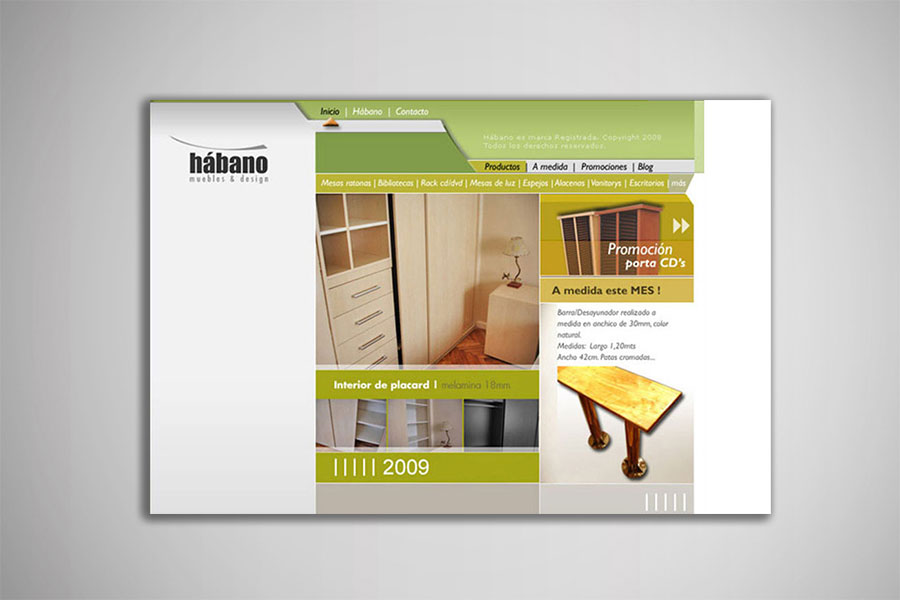 Habano Muebles<span>Website</span>